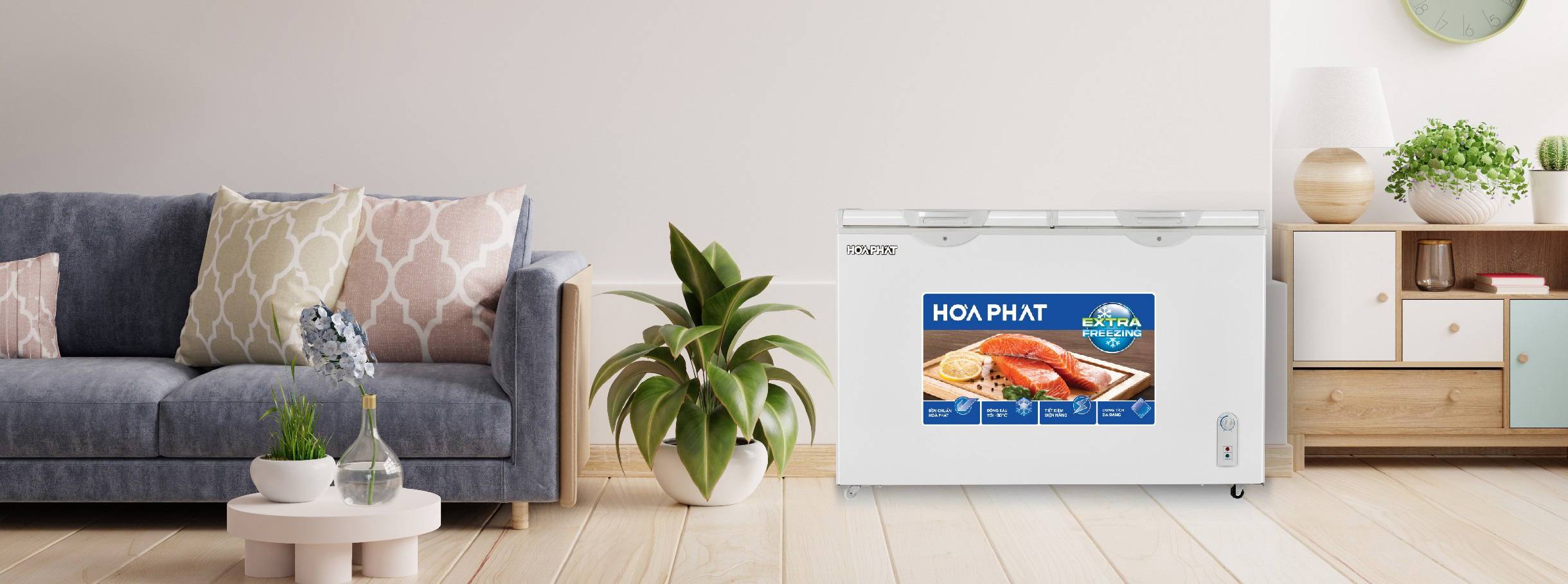 Tủ bảo quản Hòa Phát 2 ngăn 245 lít HPF- BD6245